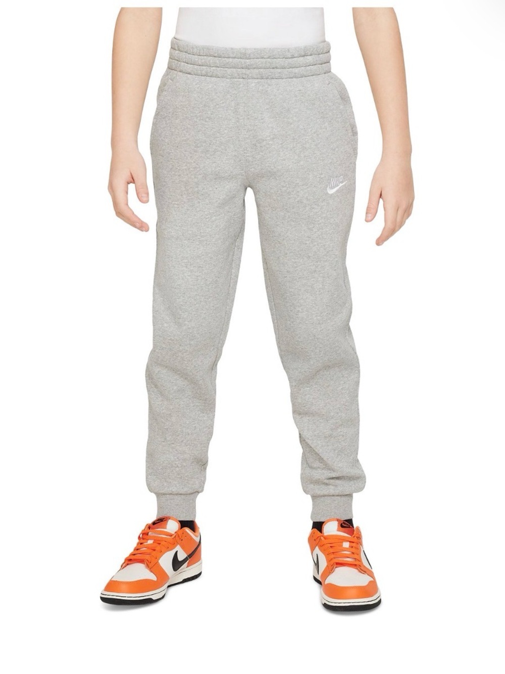Nike Gray Club Fleece Jogger Pants- Size Medium